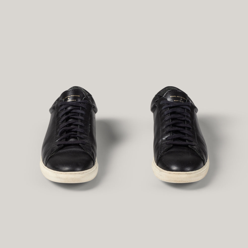 ZESPA ZSP4 SNEAKERS - BLACK LEATHER