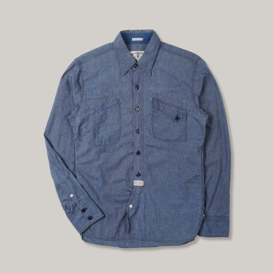 MISTER FREEDOM MECHANICS SHIRT - BLUE