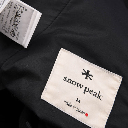 SNOW PEAK TAKIBI SERGE TROUSERS - BLACK