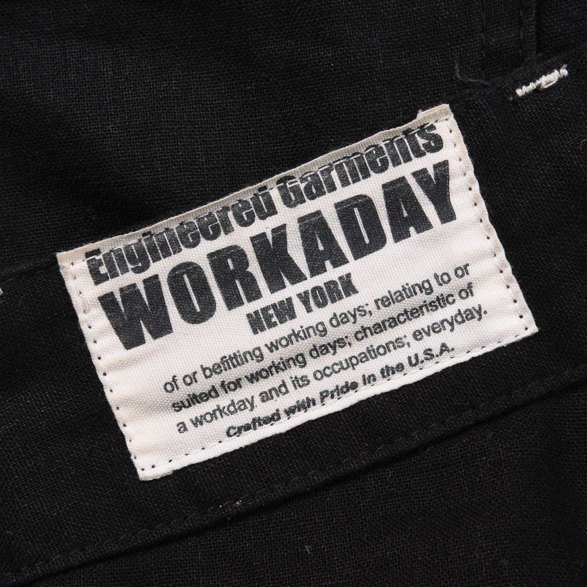 ENGINEERED GARMENTS WORKADAY TROUSERS - BLACK