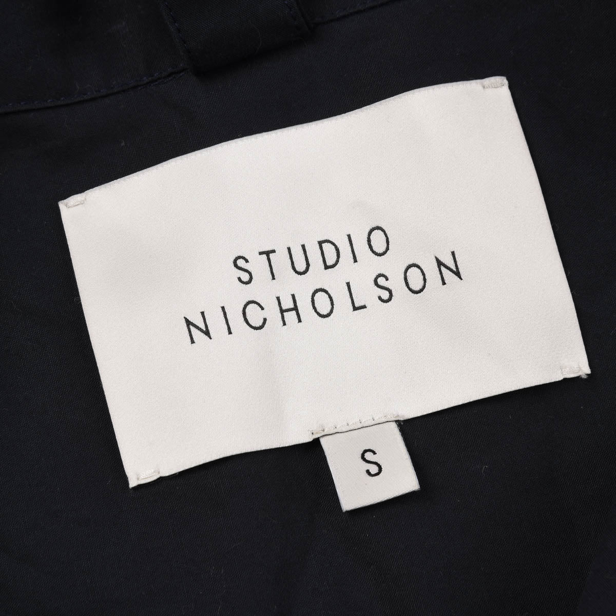 STUDIO NICHOLSON MAMATA OVERSHIRT  - DARK NAVY