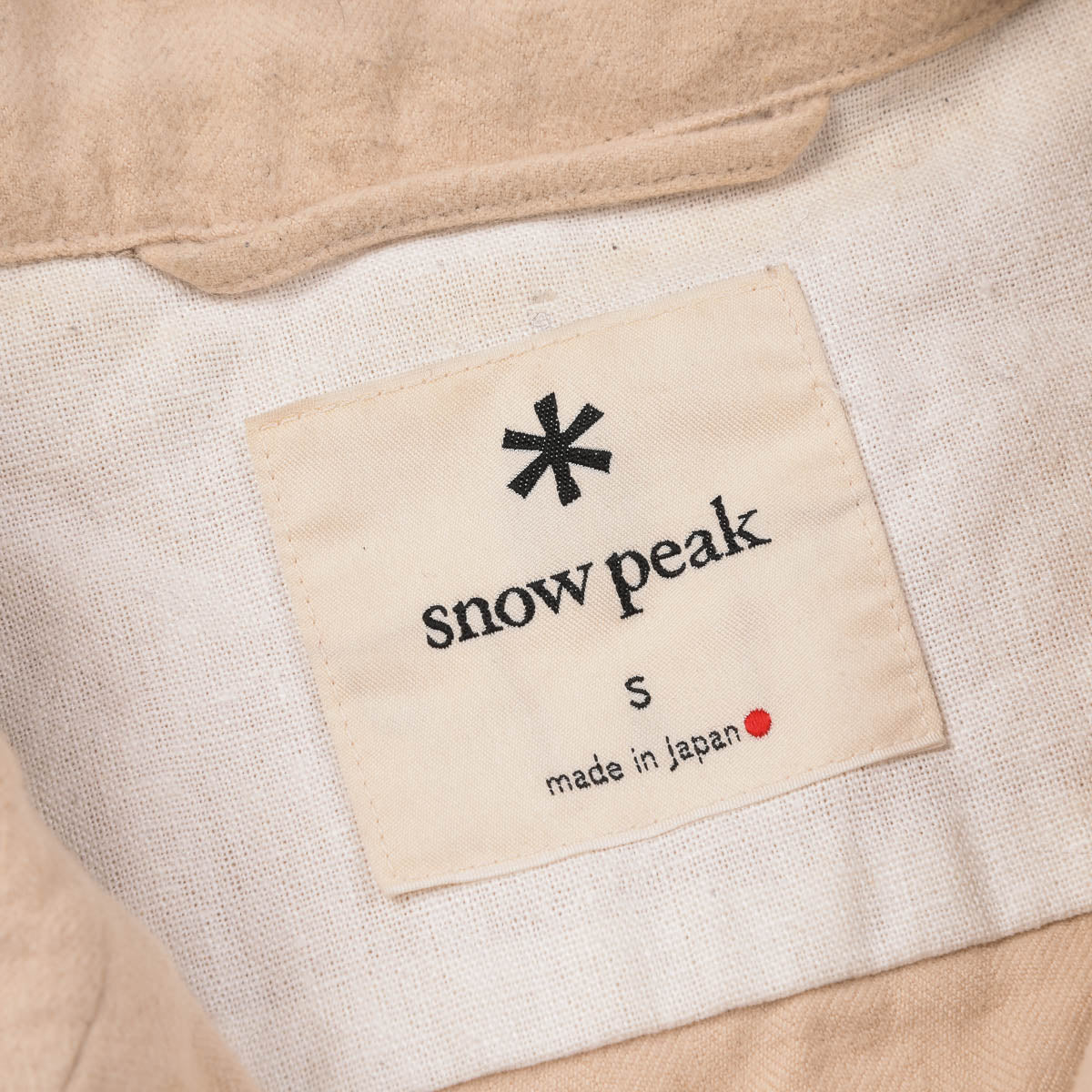 SNOW PEAK LS SHIRT - NATURAL