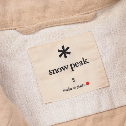 SNOW PEAK LS SHIRT - NATURAL