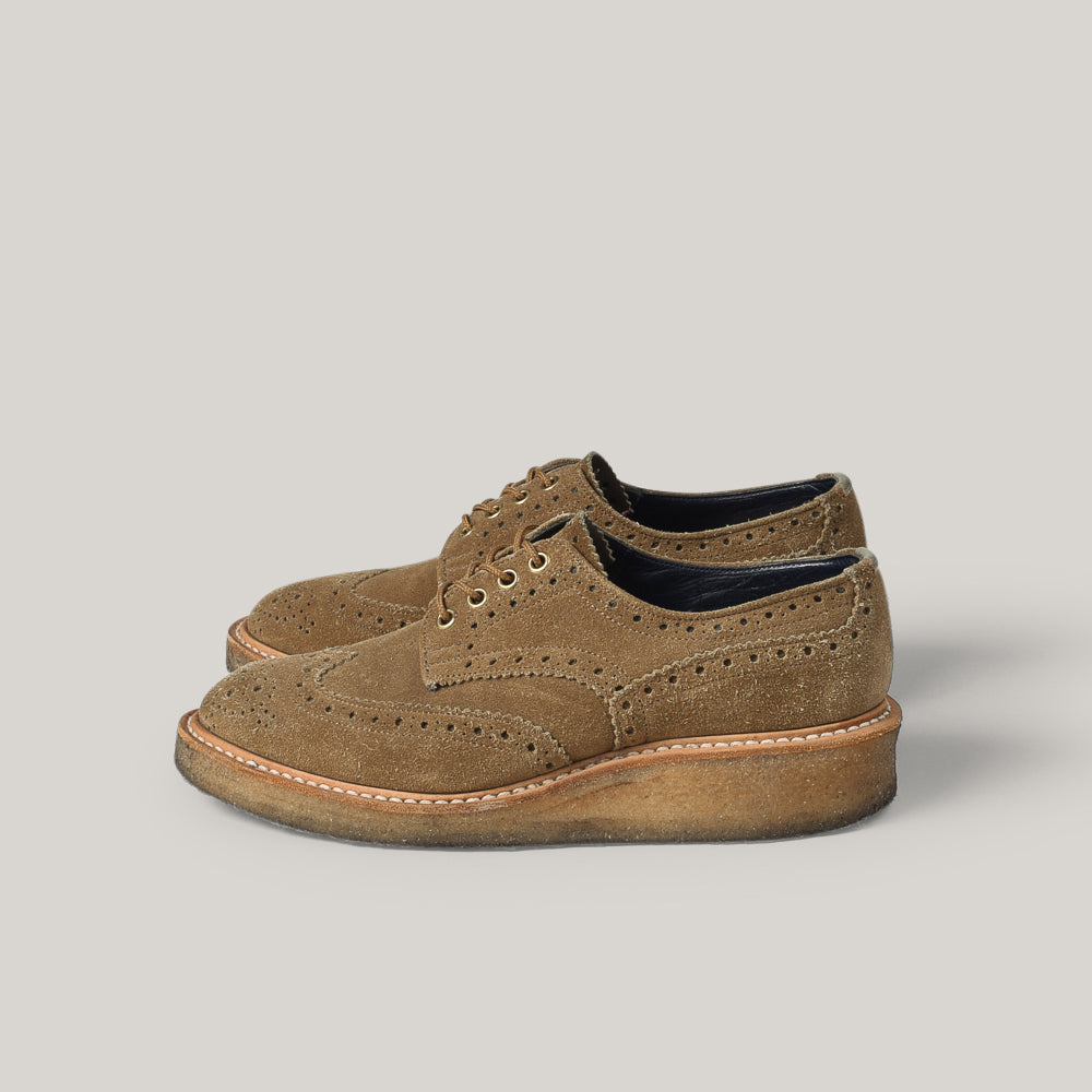 TRICKER'S  x TRES BIEN COUNTRY BROGUE - STONE BROWN