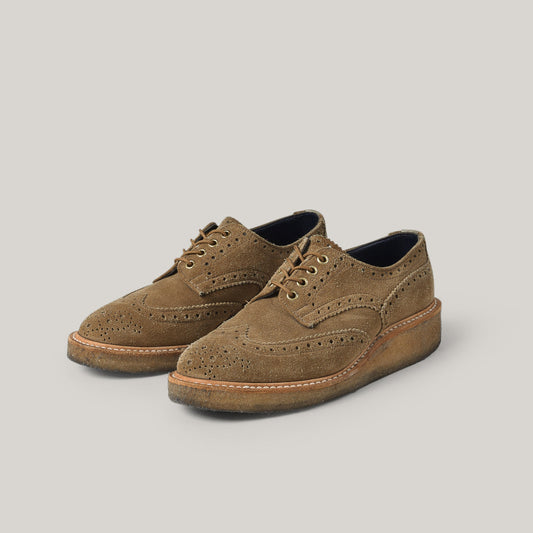 TRICKER'S  x TRES BIEN COUNTRY BROGUE - STONE BROWN