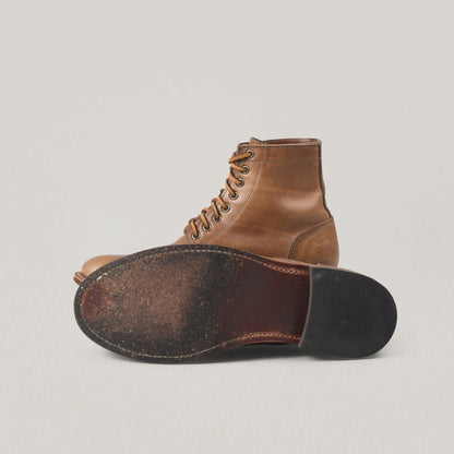 OAK STREET BOOTMAKERS CAP-TOE TRENCH BOOT - NATURAL CHROMEXCEL