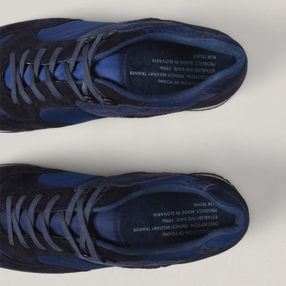 REPRODUCTION OF FOUND FRENCH MILITARY TRAINER - NAVY