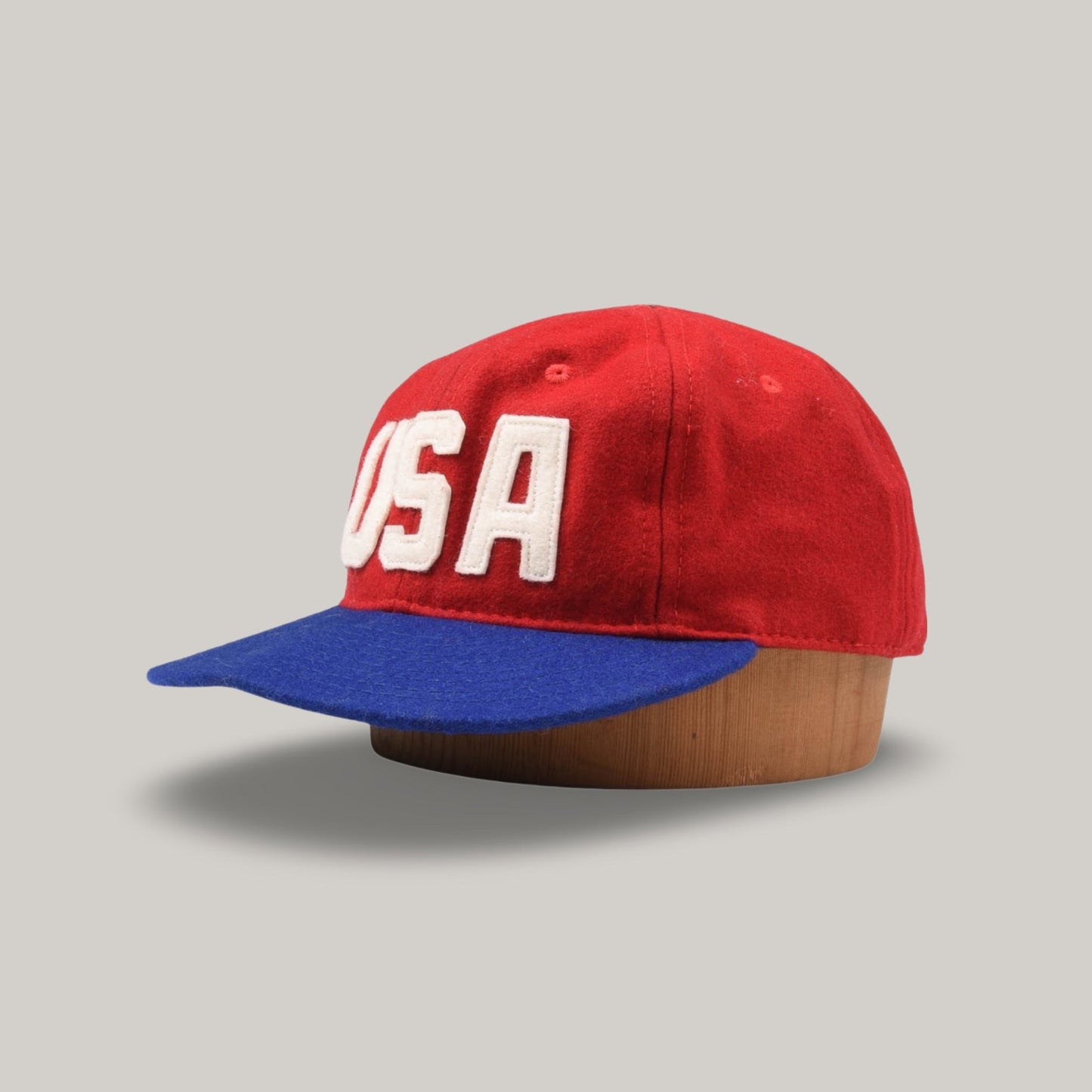 EBBETS FIELD FLANNELS USA CAP - RED/ BLUE