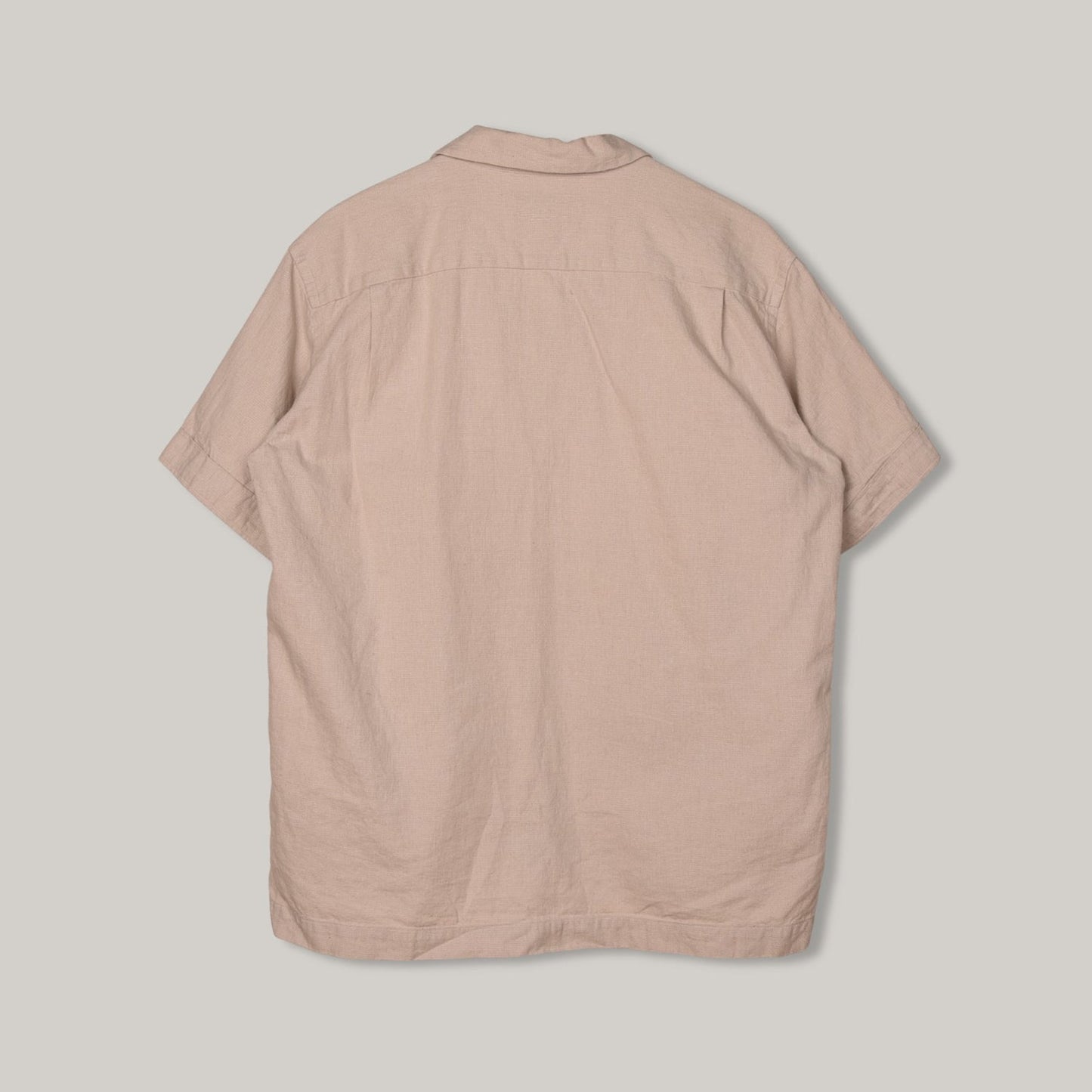 SNOW PEAK SHORT SLEEVED POCKET SHIRT  - BEIGE