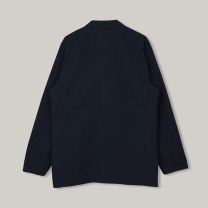 NIGEL CABOURN PEAK LAPEL BLAZER -  NAVY RIPSTOP