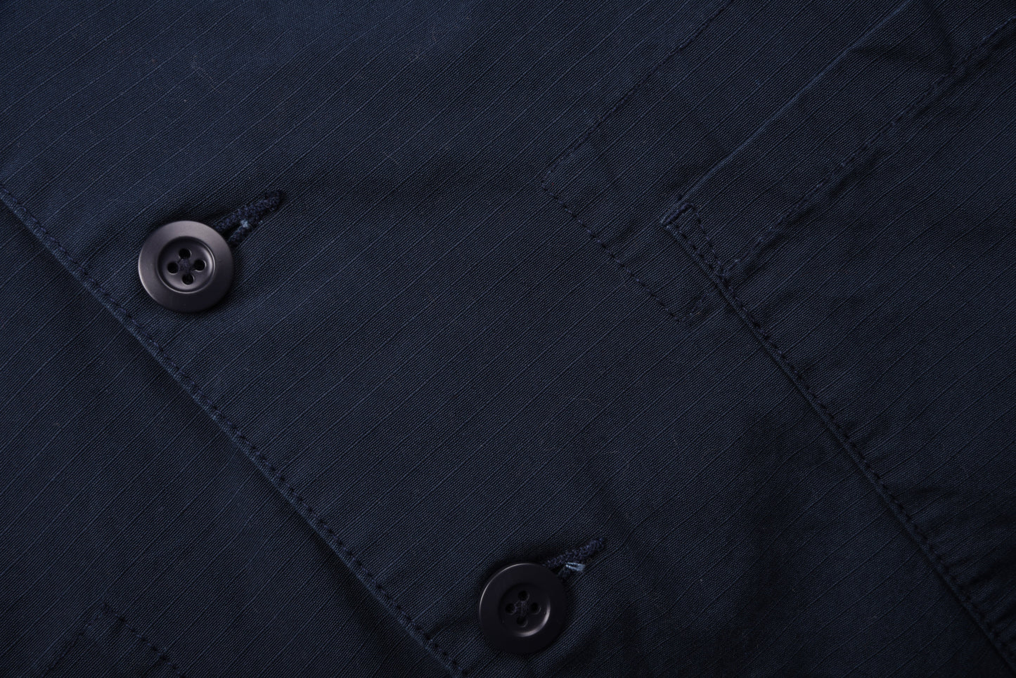 NIGEL CABOURN PEAK LAPEL BLAZER -  NAVY RIPSTOP