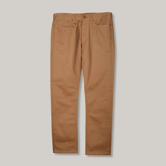 THE RISING SUN CO. STRAIGHT RAZOR JEAN - TAN