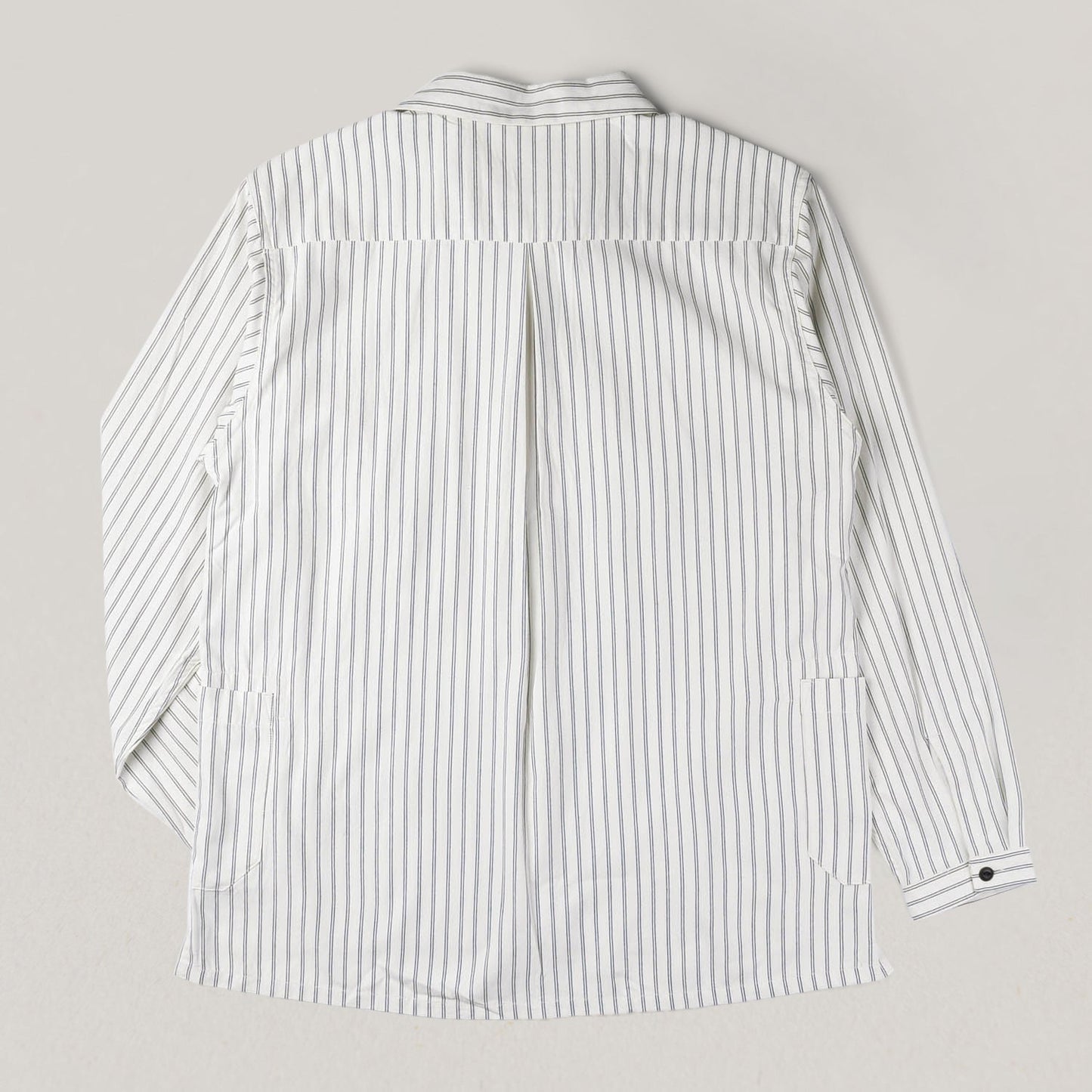 SNOW PEAK TAKIBI SHIRT - ECRU/ NAVY