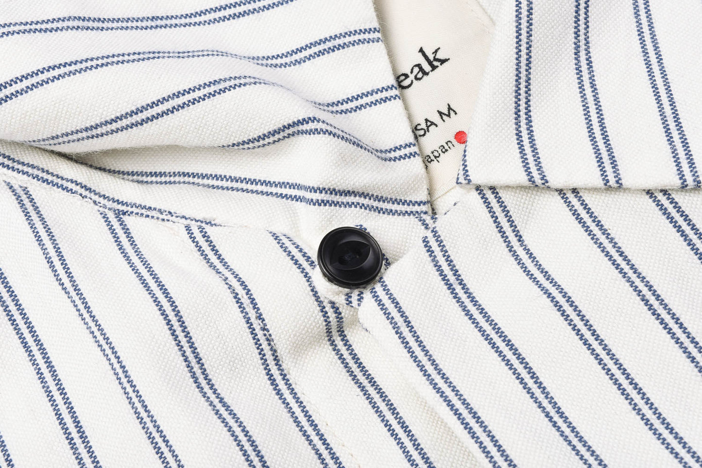 SNOW PEAK TAKIBI SHIRT - ECRU/ NAVY