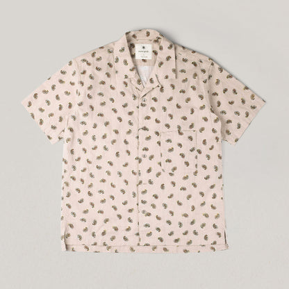 SNOW PEAK OG PAISLEY SS SHIRT - BEIGE