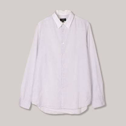 A.P.C. WORK SHIRT - NATURAL STRIPE