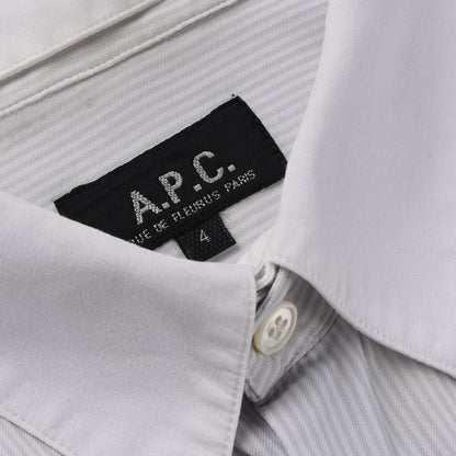 A.P.C. WORK SHIRT - NATURAL STRIPE