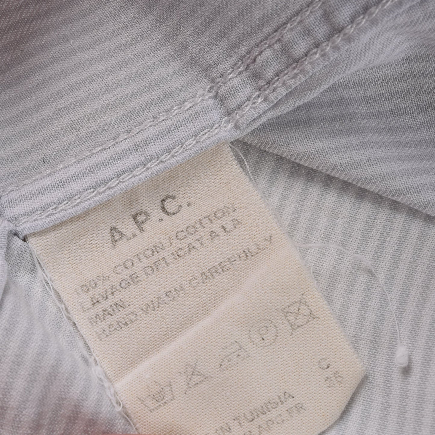 A.P.C. WORK SHIRT - NATURAL STRIPE