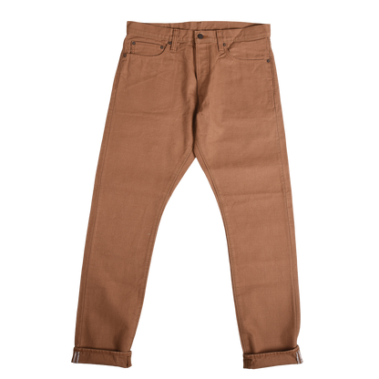 Pure Blue Japan 1175-KH Five Pocket Jean 13.5oz Khaki Duck Canvas