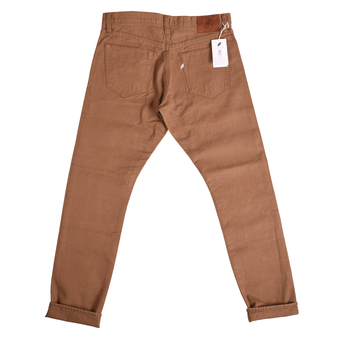 Pure Blue Japan 1175-KH Five Pocket Jean 13.5oz Khaki Duck Canvas