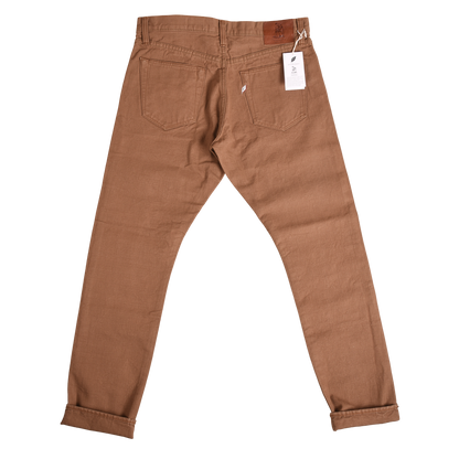 Pure Blue Japan 1175-KH Five Pocket Jean 13.5oz Khaki Duck Canvas
