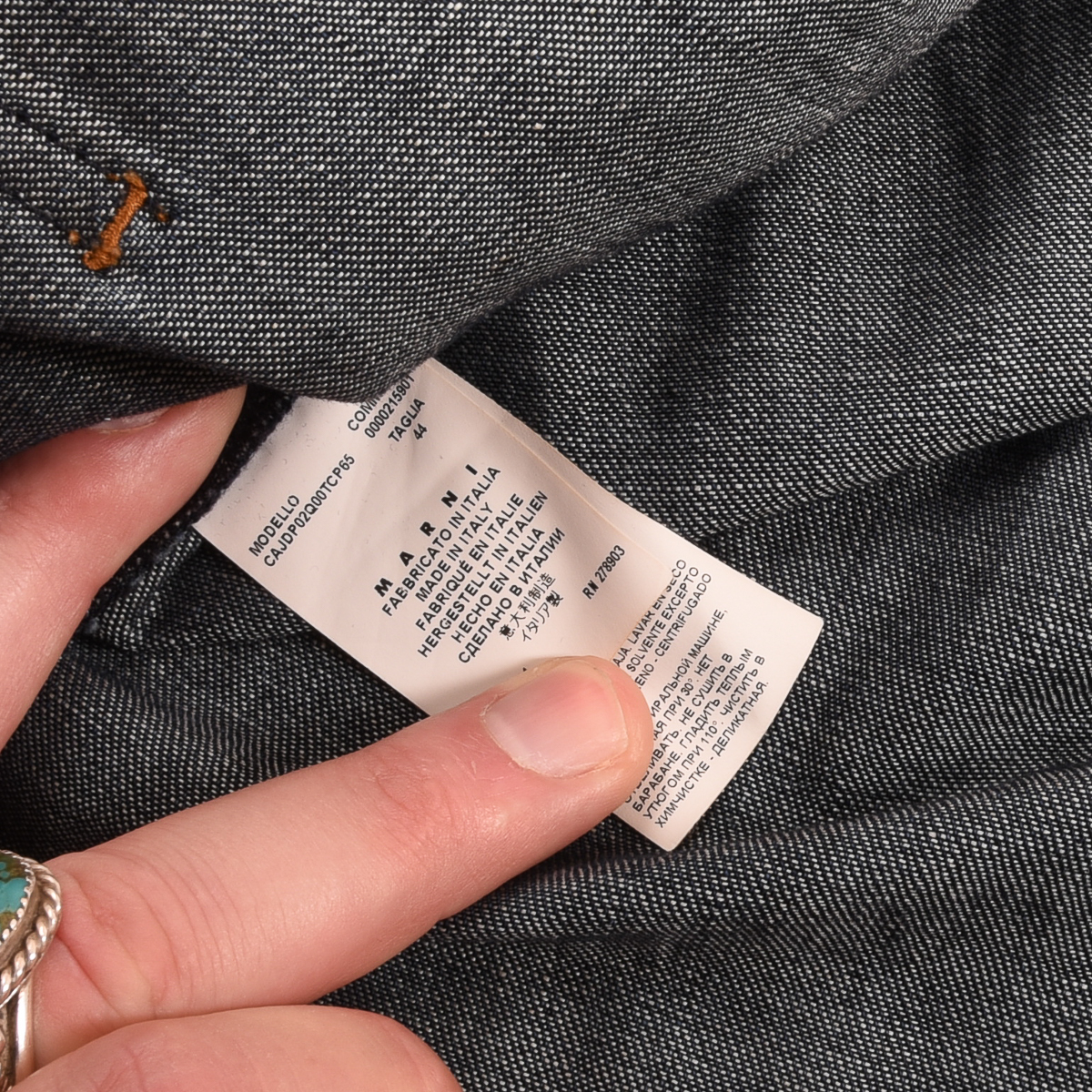 Marni Denim Shirt Made In Italy