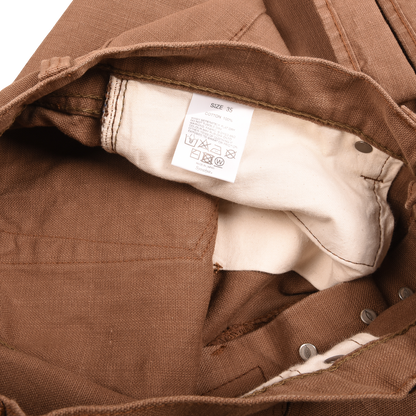 Pure Blue Japan 1175-KH Five Pocket Jean 13.5oz Khaki Duck Canvas