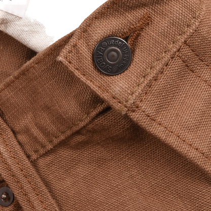 Pure Blue Japan 1175-KH Five Pocket Jean 13.5oz Khaki Duck Canvas