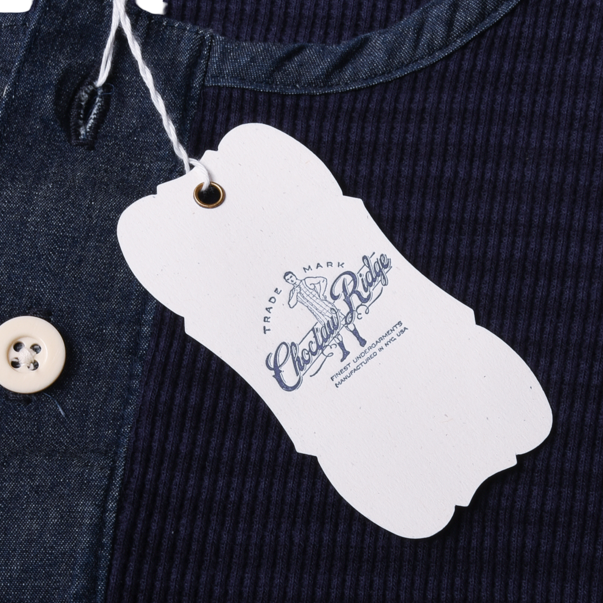 Choctaw Ridge Left Field NYC Heavy Weight  Thermal Henley
