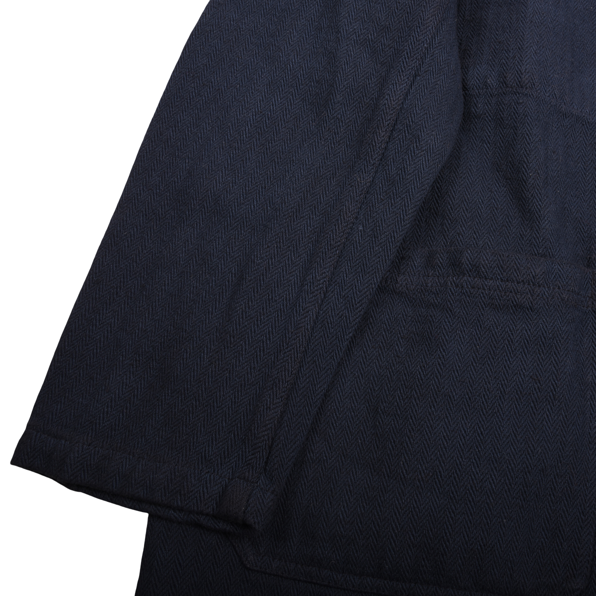Vétra Workwear Jacket Navy Overdyed Herringbone