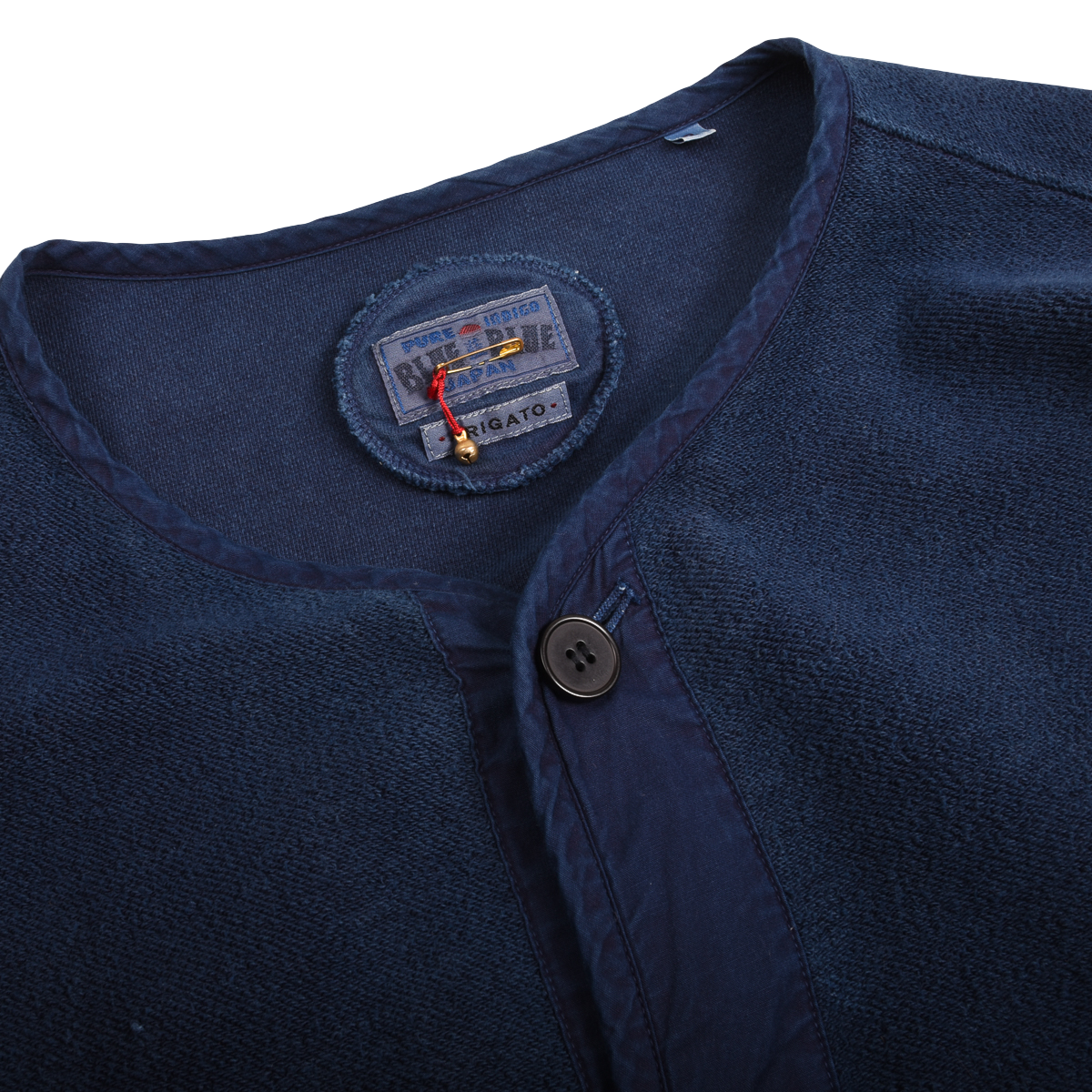 Blue Blue Japan Indigo Dye Cardigan