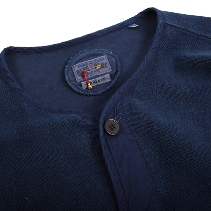 Blue Blue Japan Indigo Dye Cardigan