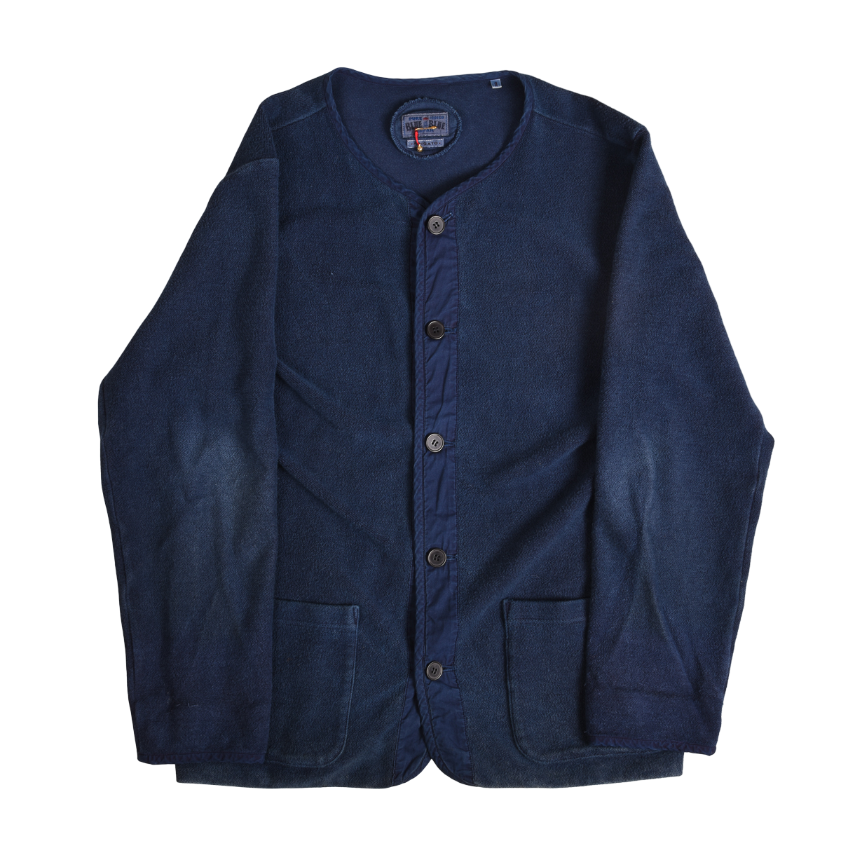 Blue Blue Japan Indigo Dye Cardigan