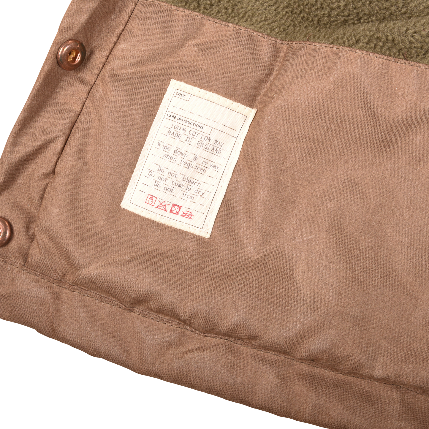 Private White Co. Made In England Wax Jacket