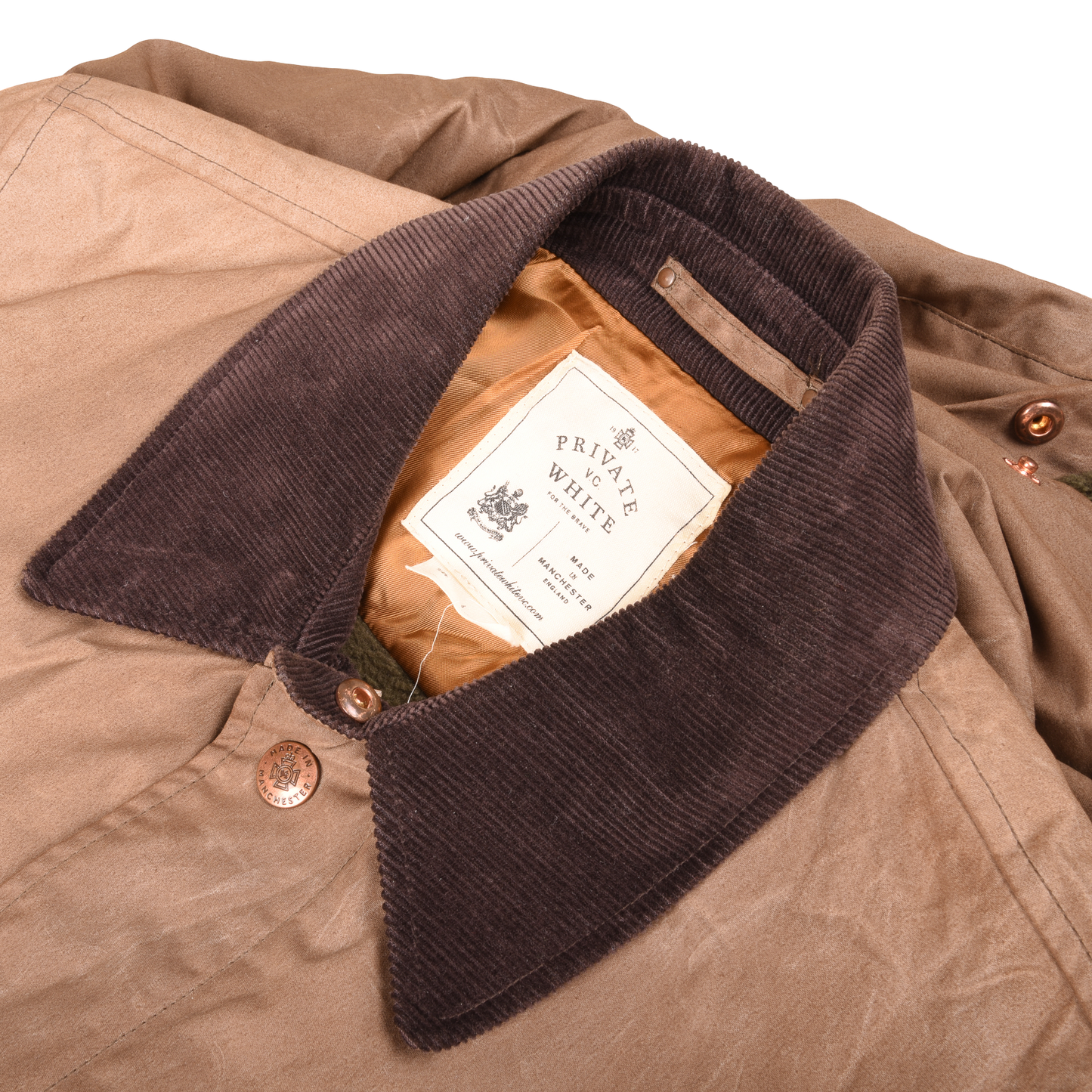Private White Co. Made In England Wax Jacket