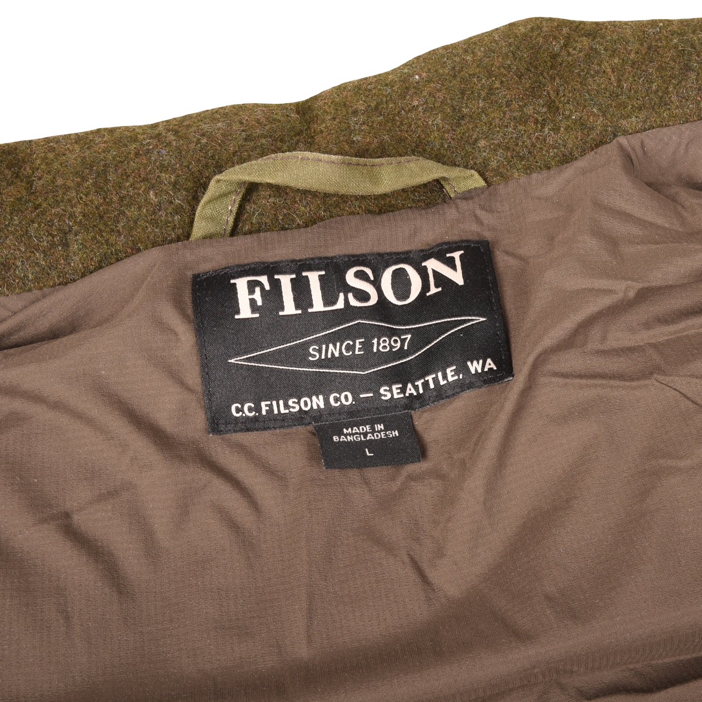 Filson Wax Puffer Vest