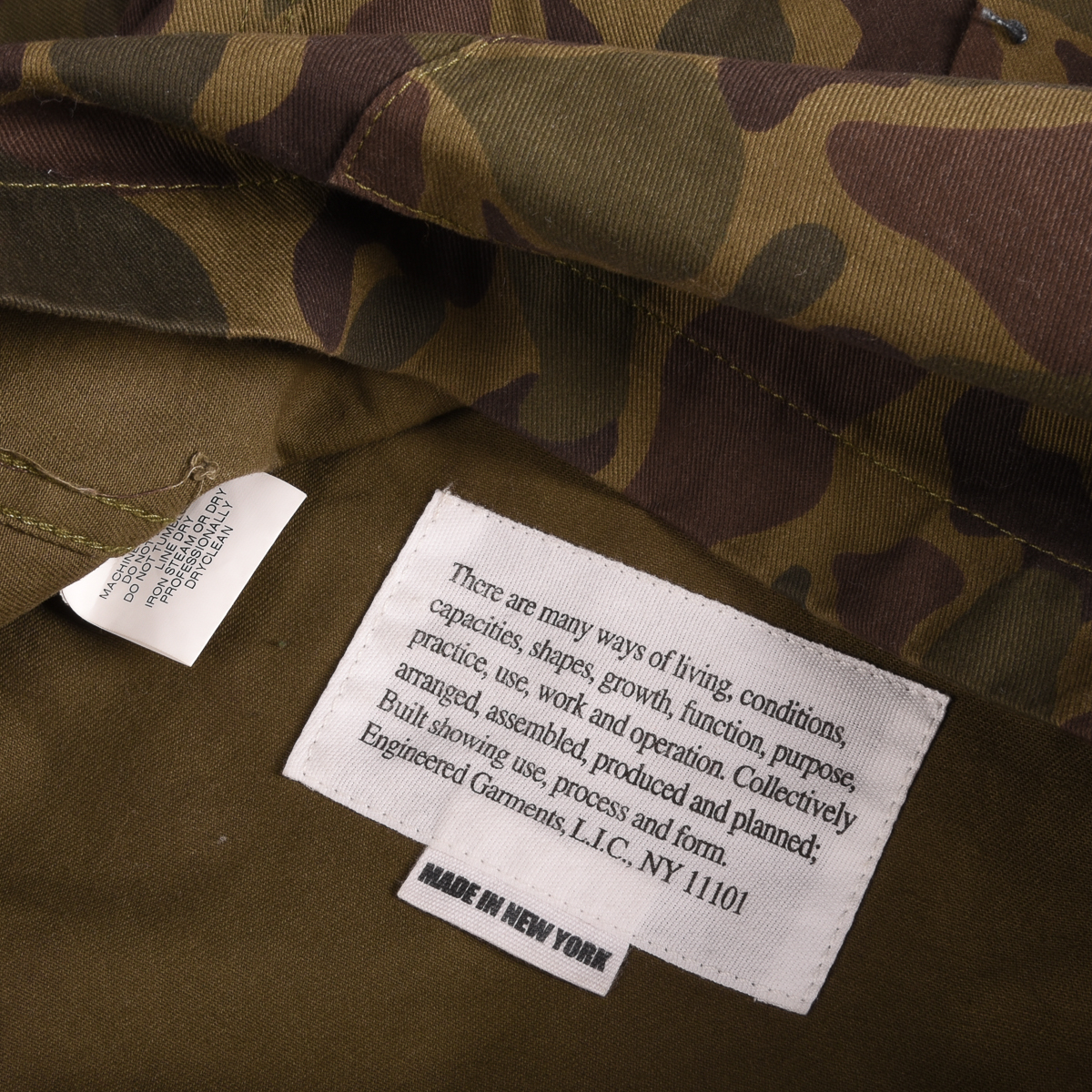 Engineered Garments Camo Parka