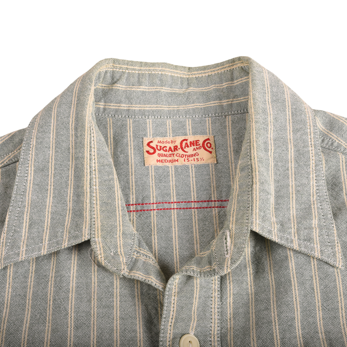 Sugar Cane S/S Shirt 50s Style