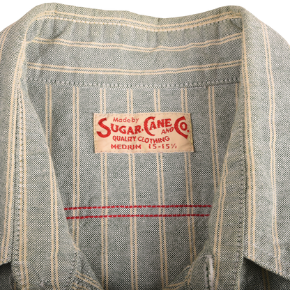 Sugar Cane S/S Shirt 50s Style