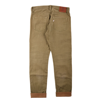 Pure blue Japan Woven Yarn Dyed Pique Pants