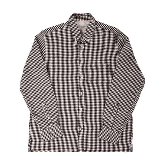 Officine Générale Checked Cotton-Blend Flannel Shirt 