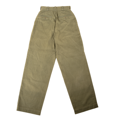 Leno Military Green Chino Made In Japan