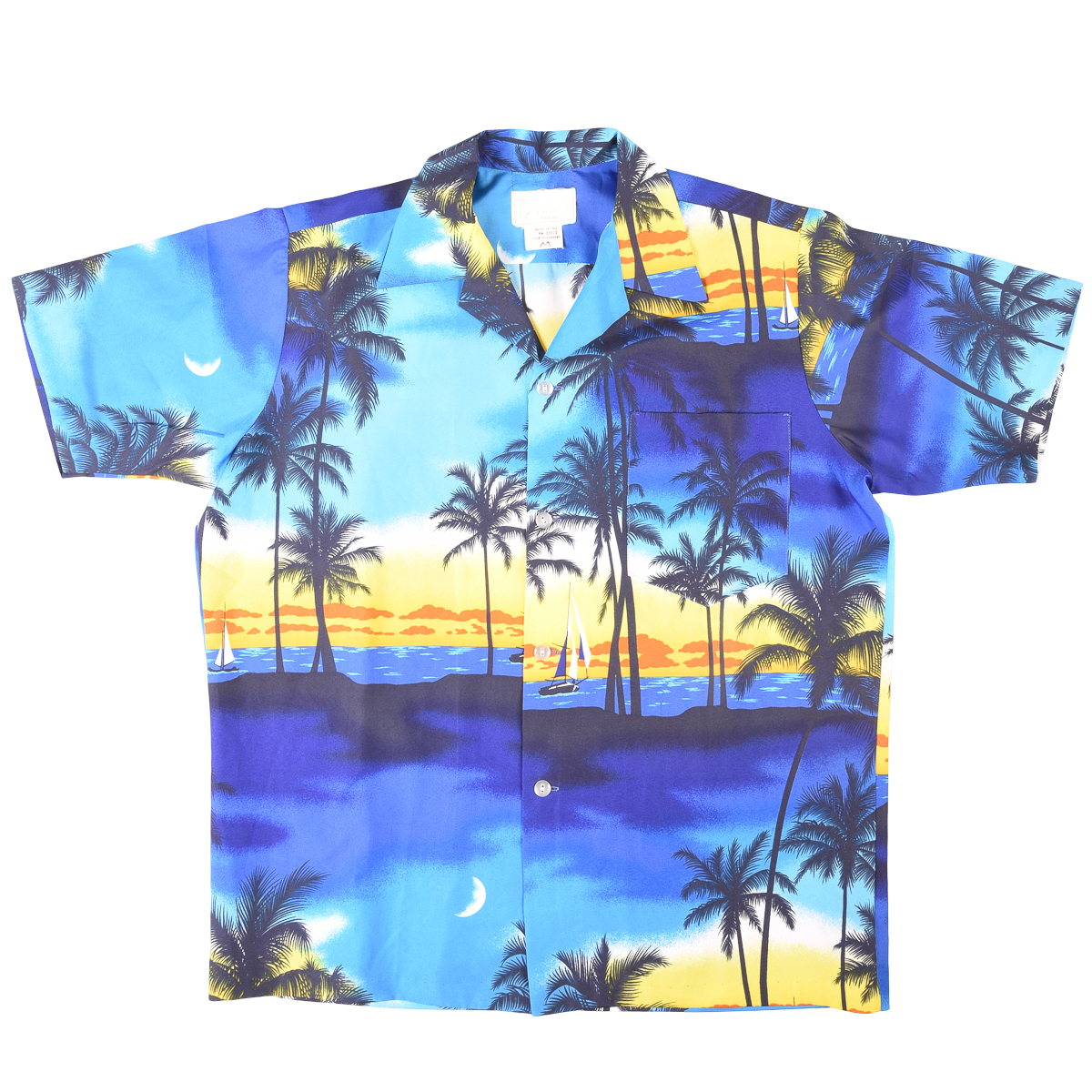 Vintage Hookano Hawaiian Shirt 'Island' Shirt Made in Hawaii