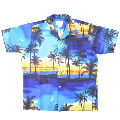 Vintage Hookano Hawaiian Shirt 'Island' Shirt Made in Hawaii