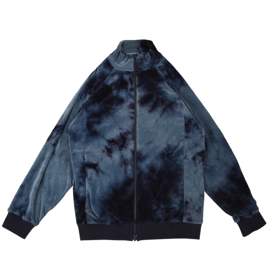 Blue Blue Japan Jersey Kagozome Dye Stretch Track Jacket