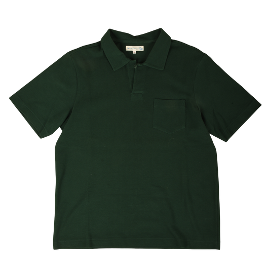 Merz b. Schwanen 2PKPL Pocket Polo Shirt Classic Green 