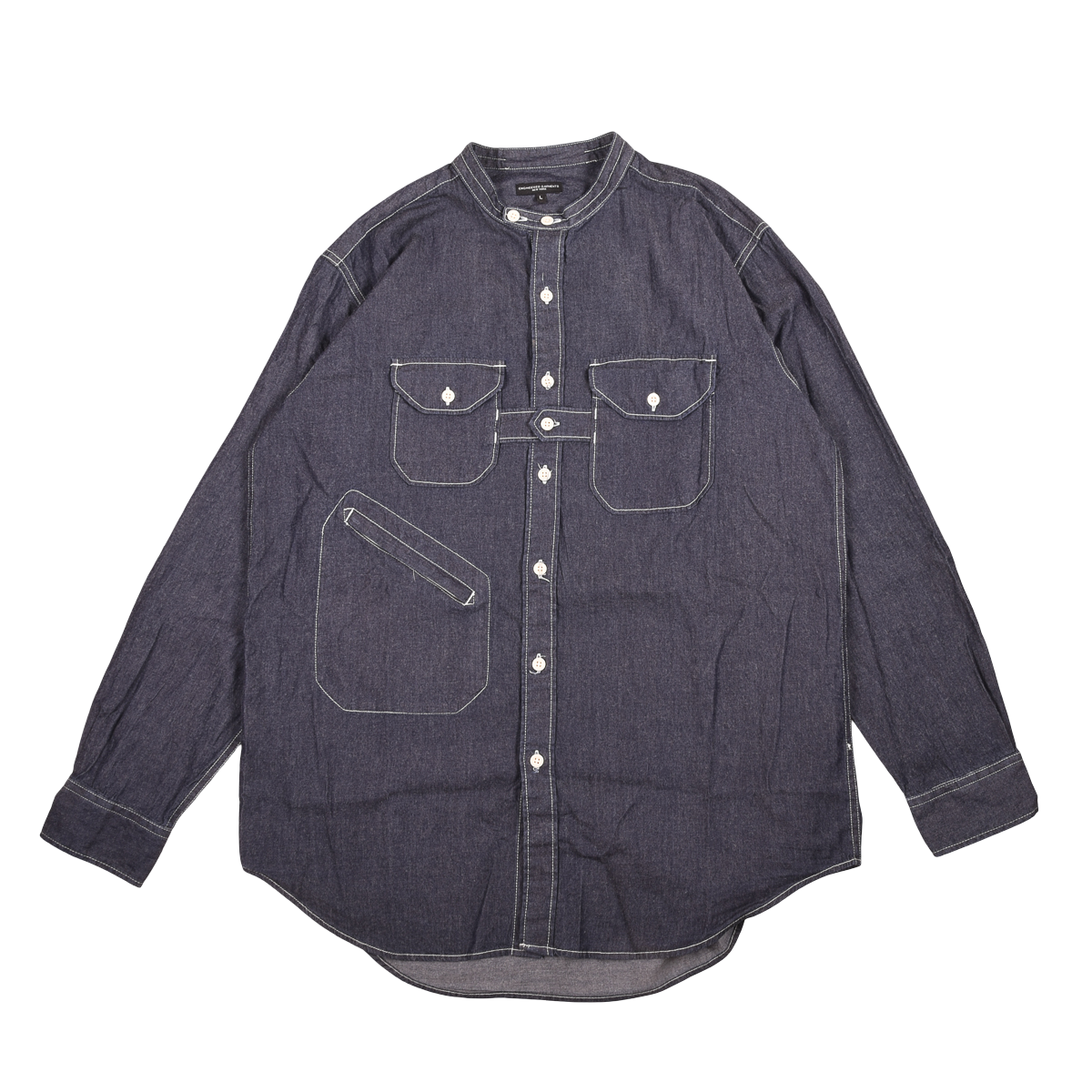 Engineered Garments round collar Chambray Shirt