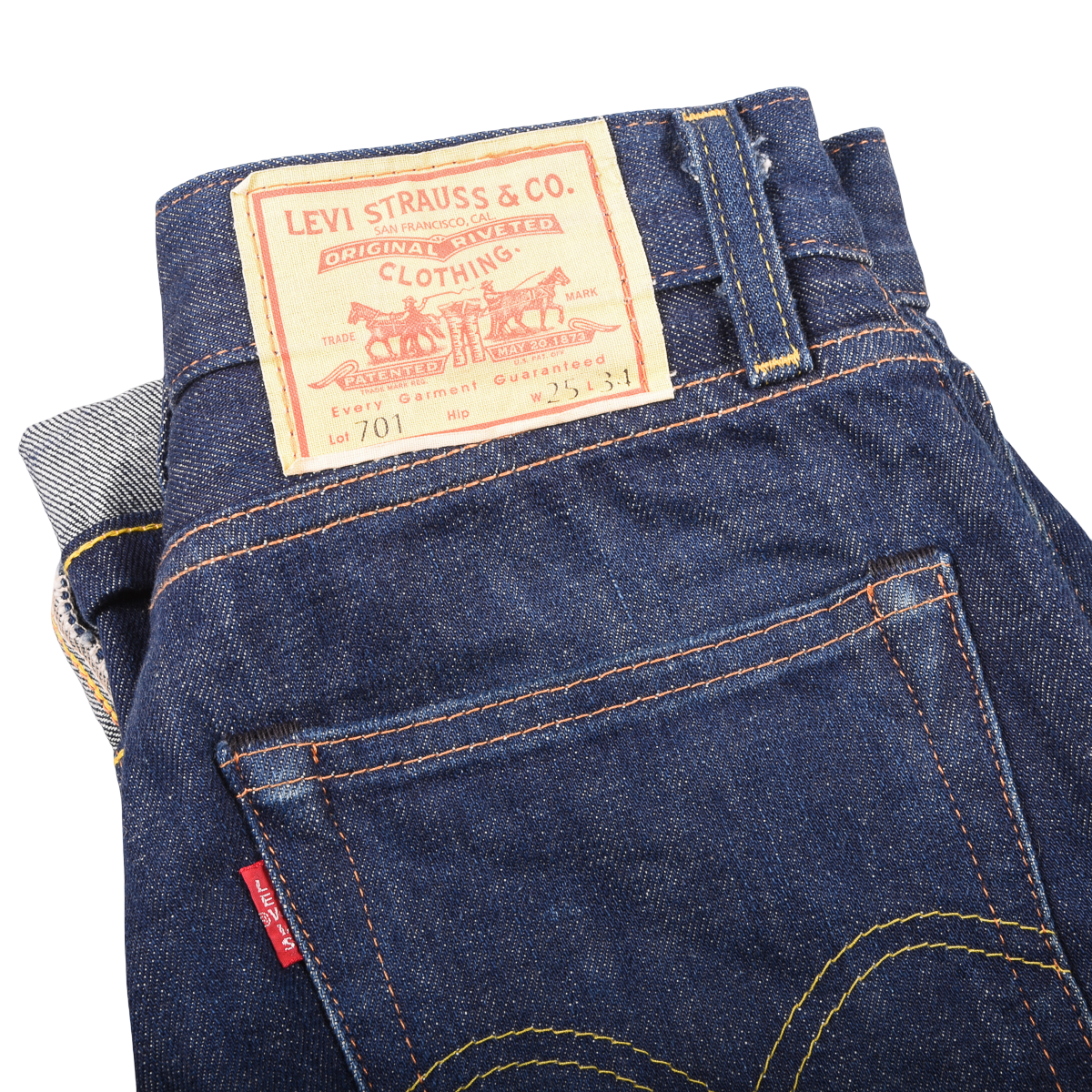 Levis LVC ‘Big E’ Selvedge Denim Lot 701