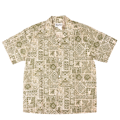 Vintage Howie Hawaiian 'Sealife' Shirt Made in Hawaii L
