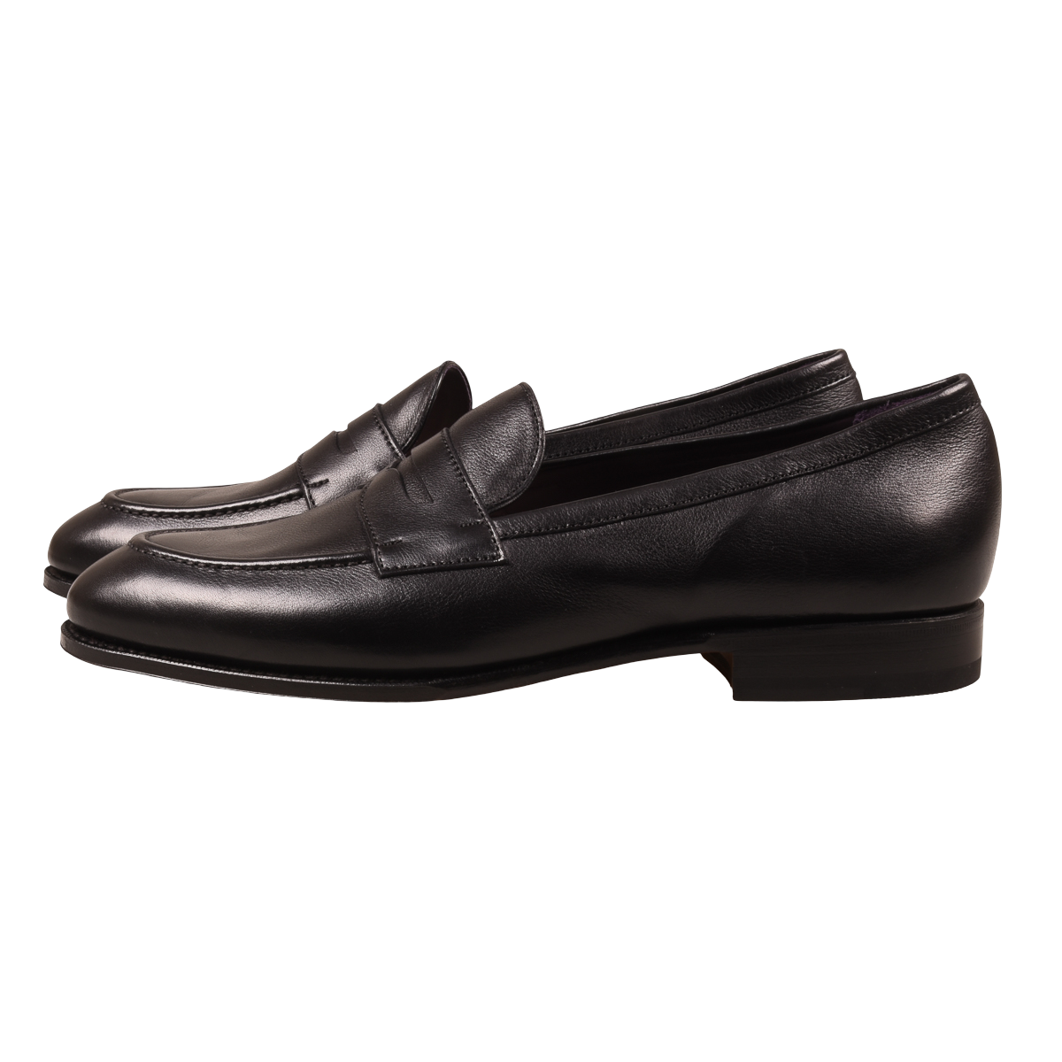 Carmina Black Penny Loafers 80191 UETAM 